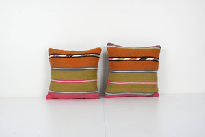 Decorative Kilim Pillow 14" x 14"