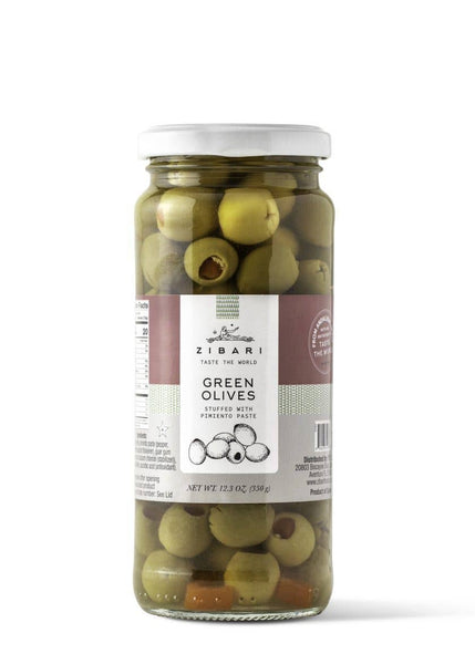 Green Olives Stuffed With Pimiento Paste