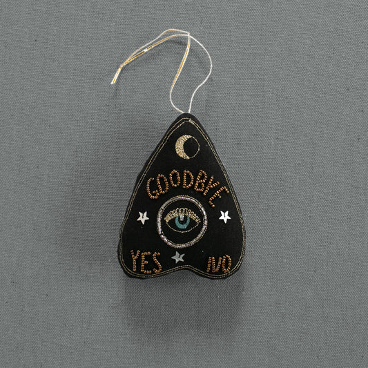 Ouija Board Planchette - Lavender & Cotton Ornament - Skippy Cotton