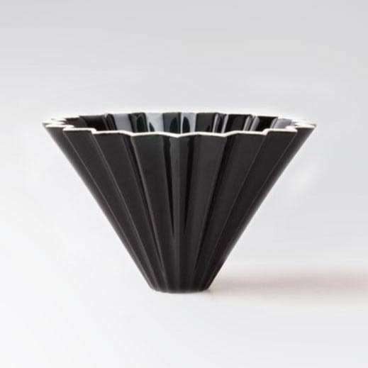 Origami Pour Over Coffee Dripper in Black