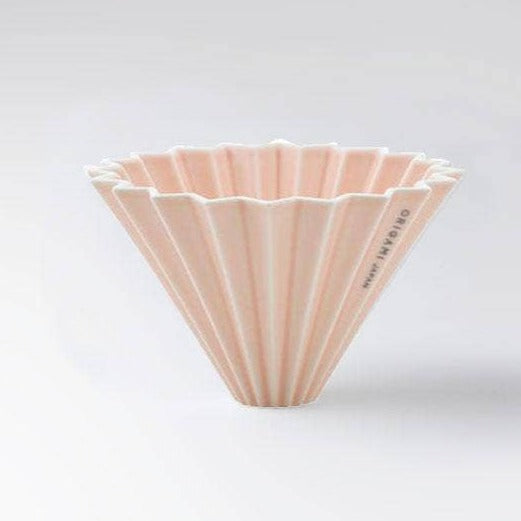 Origami Pour Over Coffee Dripper in Matte Pink