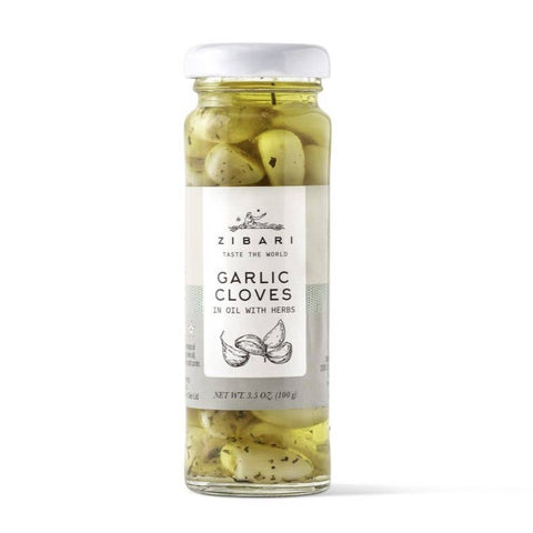 Garlic Cloves in Olive Oil With Herbs