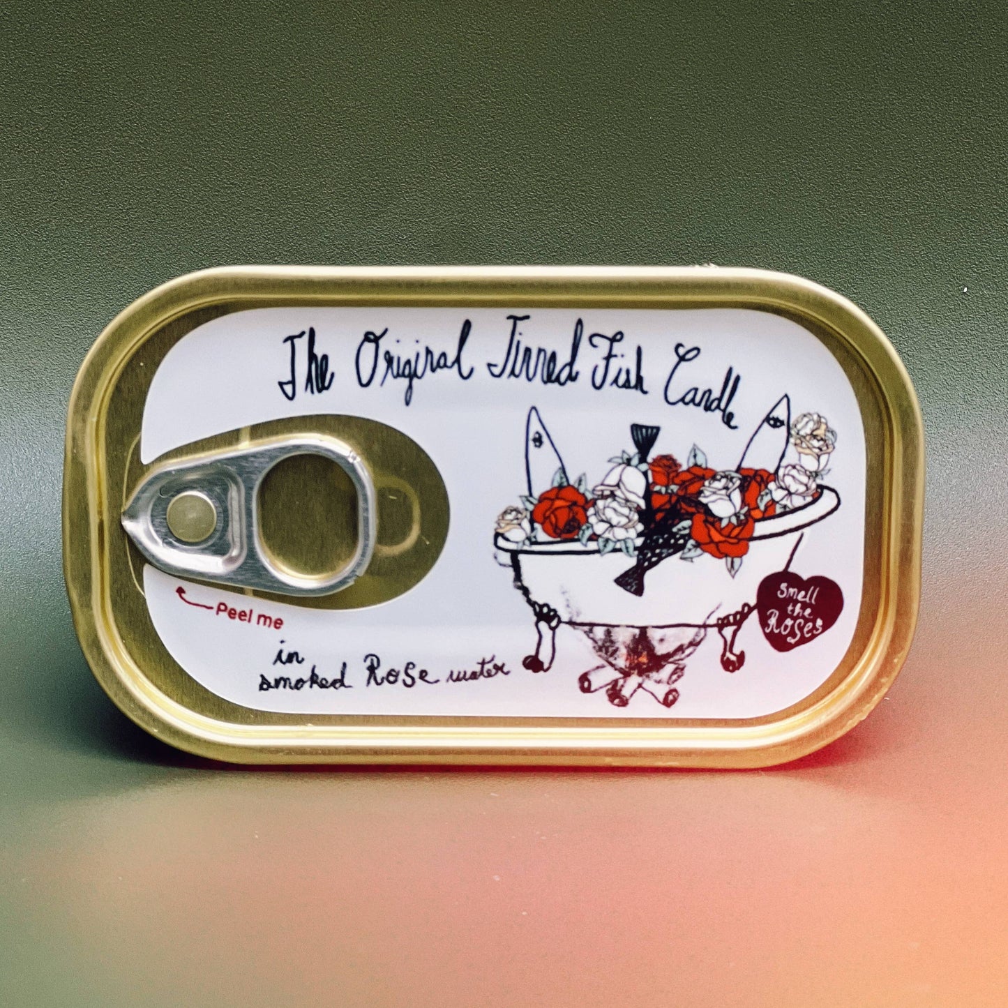 Tinned Fish Candle - Smoked Rose Water