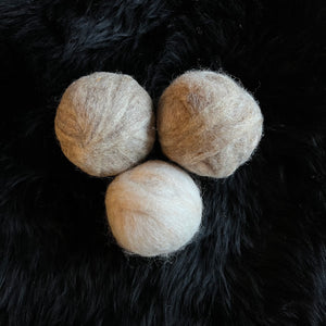 Wool Dryer Balls (local) - Set of 3