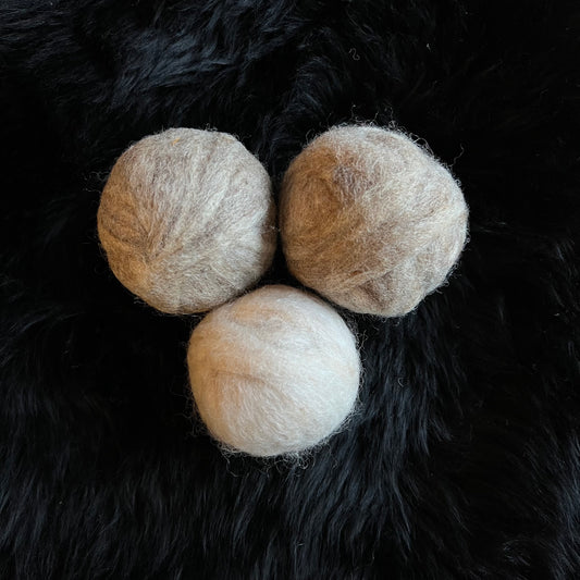 Wool Dryer Balls (local) - Set of 5