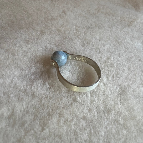 Sterling Silver Aquamarine Ring