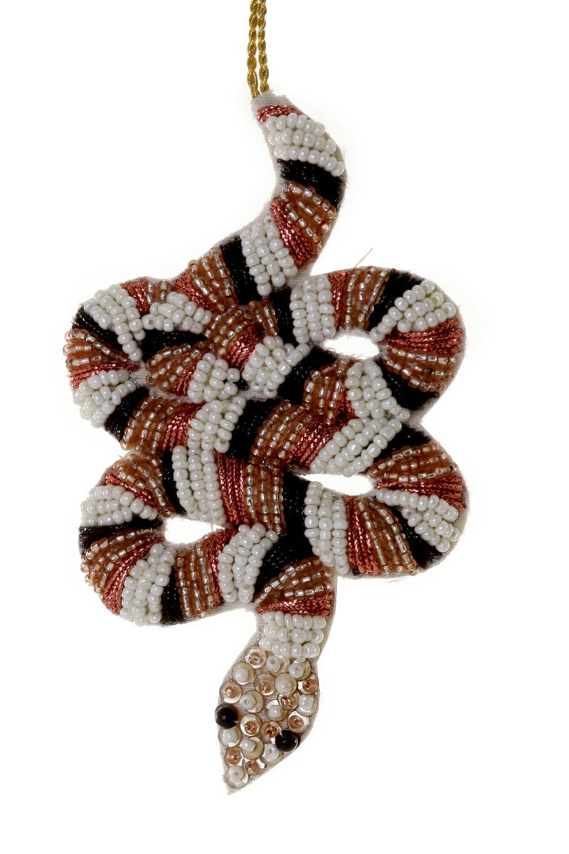 Beaded Snake Ornament