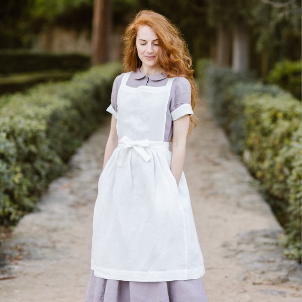 Linen Apron - Rosebud Home Goods