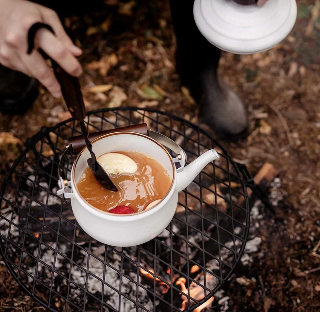 Barebones - Enamel Saucepan - Eggshell