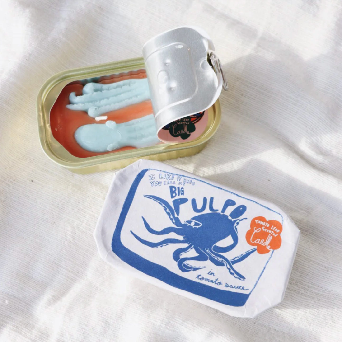 Tinned Fish Candle - Tomato Leaf