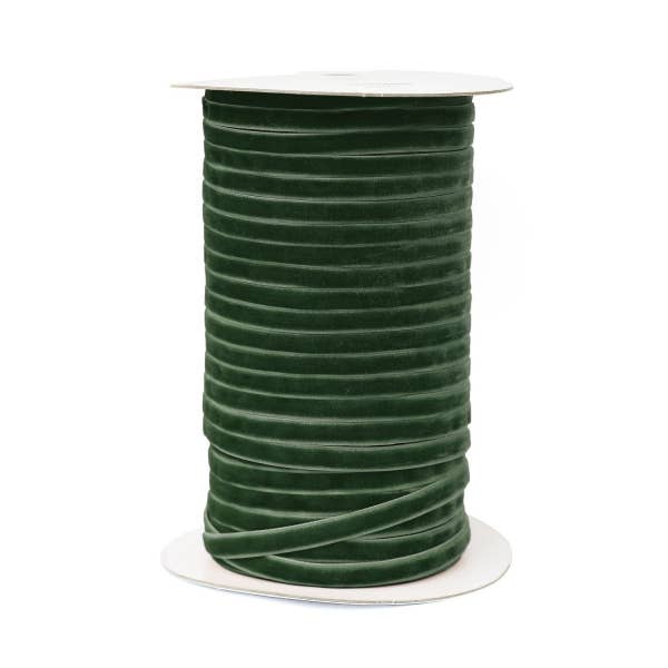 VELVET RIBBON "Emerald” (sold per yard)