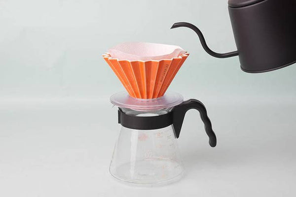 Origami Pour Over Coffee Dripper in Matte Grey
