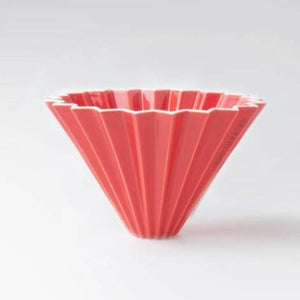 Origami Pour Over Coffee Dripper in Red
