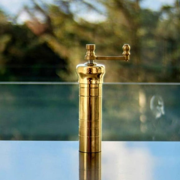 "Chef's Mate" Small Brass Pepper Grinder