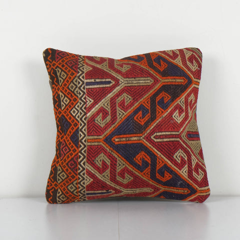 Decorative Kilim Pillow 16” x 16”