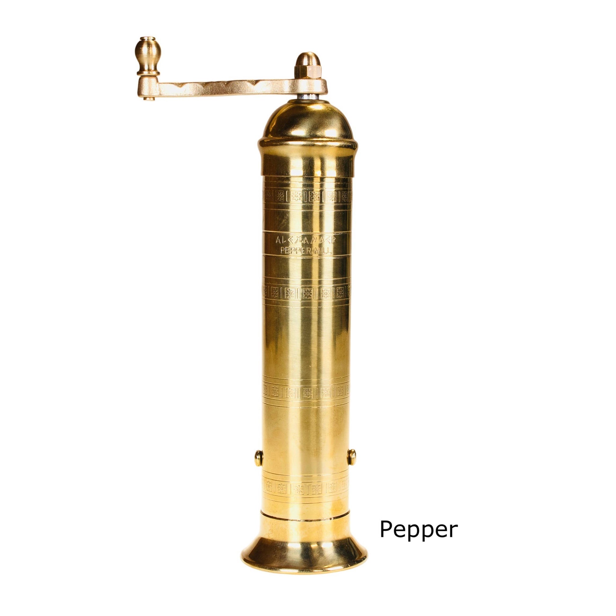 Brass Pepper Grinder - Pepper Mill