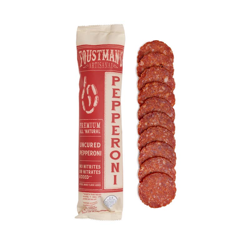 Pepperoni | Foustman's All Natural Uncured Salami 8oz
