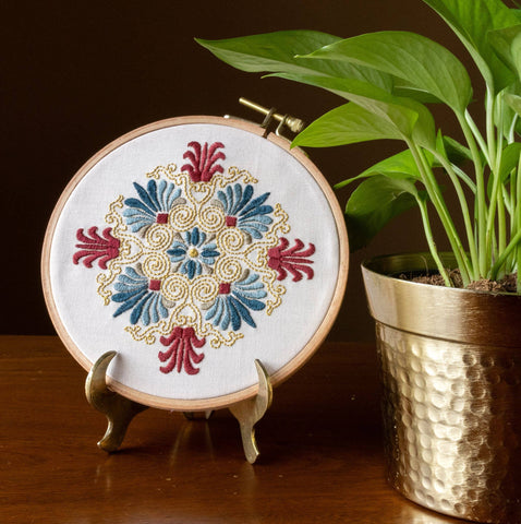 Embroidery Kit - Athenian Palmette