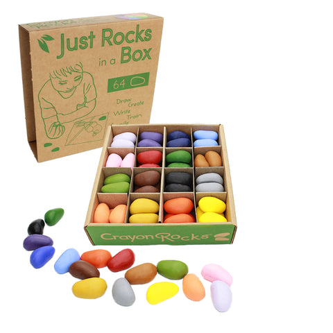 Crayon Rocks in a Box - 64 Crayons/16 Colors