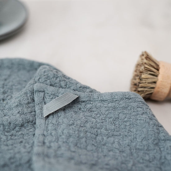 Blue Fog Linen Scrub Cloth